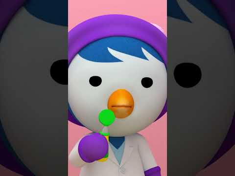 Toothbrush Song 🎵 | Germs in the Mouth! #pororo #shorts #tooth