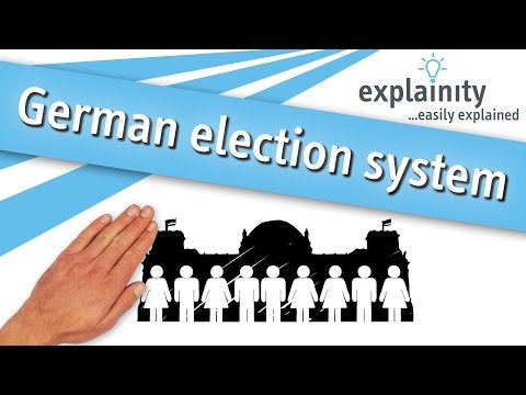 German election system / Bundestagswahl easily explained (explainity® explainer video)