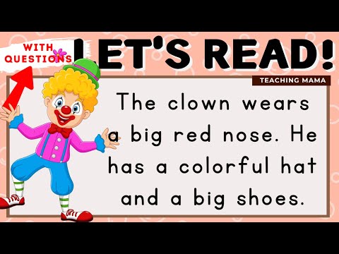 LET'S READ! | READING COMPREHENSION | PRACTICE READING SIMPLE ENGLISH FOR KIDS | TEACHING MAMA