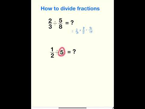 How To Divide Fractions