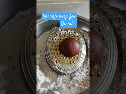 Day1 Diwali prep#mumbaikarprajakta #ytshort#food #diwalifaral#preparation #dailyvlog#karanji#grater