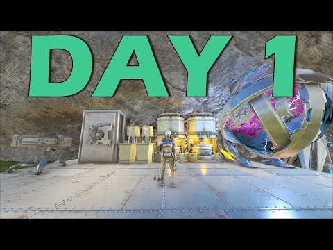 SOLO Claiming A Youtuber Custom Cave Day 1 and Getting Insane Bps! | Ark PvP