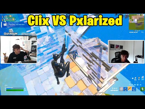 Clix VS Pxlarized 2v2 TOXIC Fights!