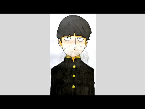 Drawing Mob Psycho #shorts #short #artsyfam #art #trending #viral #anime #mobpsycho #mob #reigen