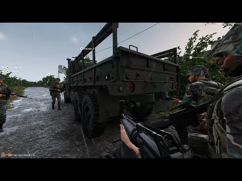 Arma Reforger but this time i'm in a squad