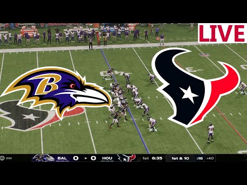 🔴LIVE 🔴Baltimore Ravens VS Houston Texans/Nfl week 17/ superbowl Halftine show// NFL Madden 25