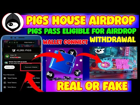 Pigs House Wallet Connect New Updated l Pigs House Withdrawal Process l Pigs House Real or fake