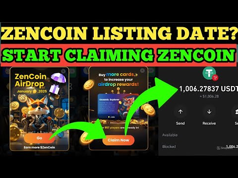 ZENCOIN AIRDROP LISTING DATE | ZENCOIN AIRDROP NEW UPDATE | ZENCOIN AIRDROP DATE  | ZENCOIN AIRDROP