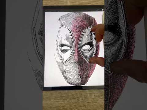 How I draw Deadpool #deadpool #marvelcomics #marvel #mcu #wolverine #artist