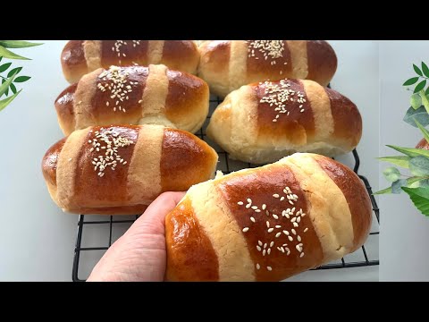 Cocktail Buns ( Hong Kong Style Recipe)  -  Coconut Bread  | Easy & Delicious