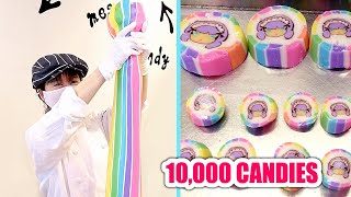 10,000 Handmade Candy Making *aesthetic DIY*