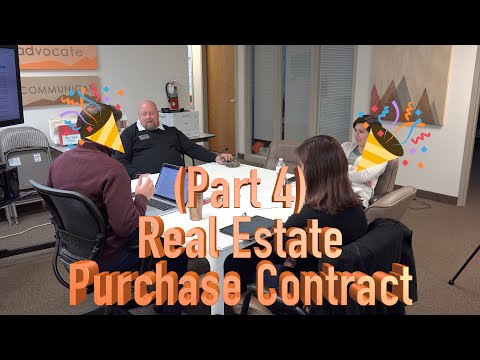 [Realtor Training] Real Estate Purchase Contract (Part 4/5)