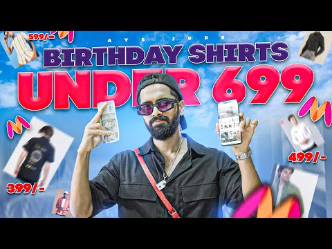 I Personally Handpicked your *BIRTHDAY SHIRTS* under 699 (with links)