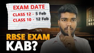 RBSE Board Exam Date 2025 | RBSE Class 10 & 12 Board Exam Dates Out