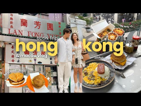 Hong Kong & Macau Travel Vlog | everything you need to visit and eat! 🤤