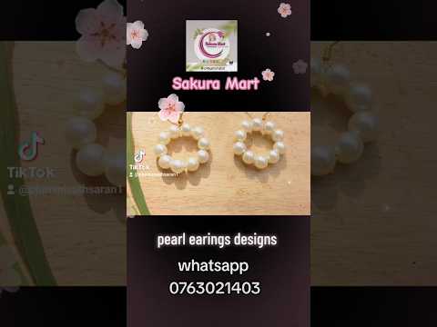 pearl earings designs  🌸🥰 #earingscollection