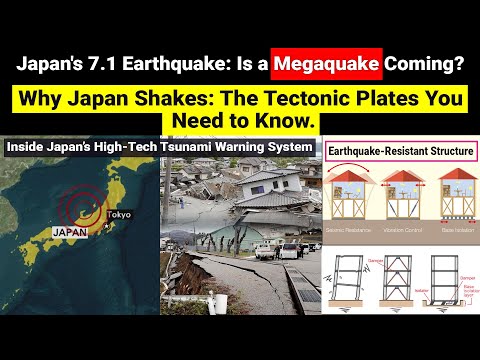 Japan's 7.1 Earthquake 2024 | MEGAQUAKE Tsunami warning | Tectonic plates | Disaster management GS-3