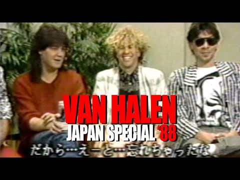 Van Halen 1988 Japan TV Special // Eddie Van Halen // Sammy Hagar