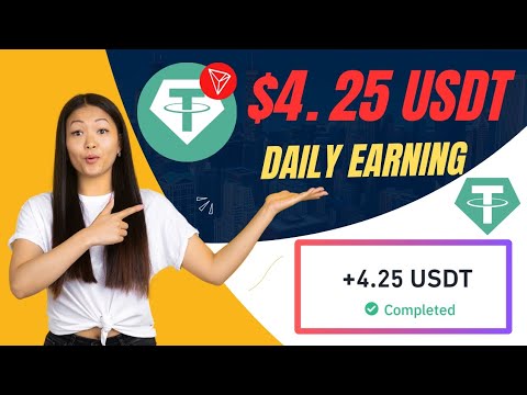 Received $4.25 USDT Earning platform Investment On Crypto Mining Website in Money in 2023!