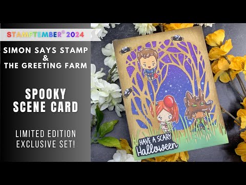 STAMPTEMBER The Greeting Farm | Spooky Scene Card