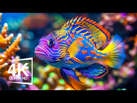 The Best 4K Aquarium-Dive Into The Mesmerizing Underwater Realm, fish, Sea Jellyfish, Coral Reefs #3