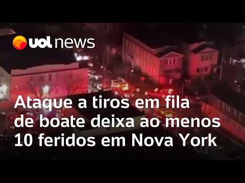 Ataque nos EUA: Atentado a tiros em fila de boate deixa ao menos 10 feridos em Nova York