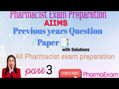 AIIMS Previous years Question|Important Mcq#pharmacistexampreparation #aiims#previousyearquestions