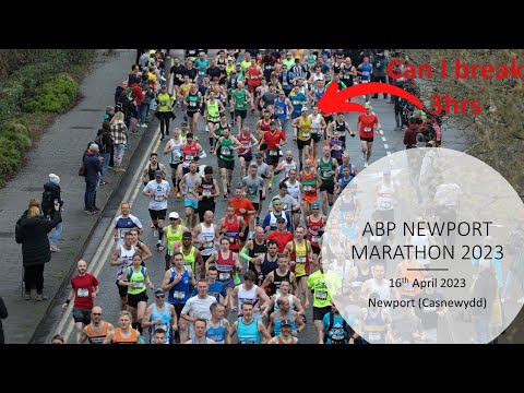 Looking to break 3hrs at the Newport Marathon (Marathon Casnewydd, Cymru)