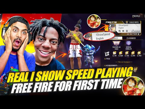 Ishowspeed Playing Free Fire For First Time ? 😱 - Garena Free Fire Max