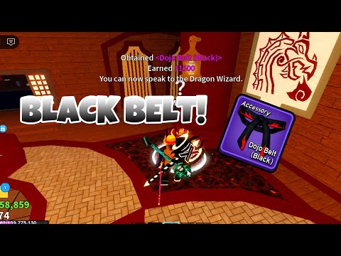 BLACK BELT "Dojo Trainer" - Blox Fruits Dragon Update