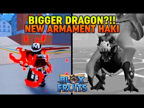 New Armament Haki + Middle Town, BIGGER DRAGON?!! (Blox Fruits)