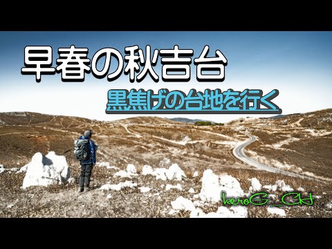 【早春の秋吉台 Akiyoshidai in early spring】黒焦げの台地を行く－α7Ⅳ実戦初投入－