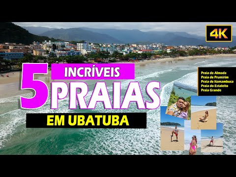 CONHEÇA 5 PRAIAS INCRÍVEIS EM UBATUBA | 4K