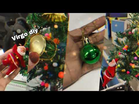 Santa,drum,shining ball,all decorative items for a Christmas tree.