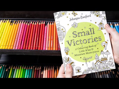 Coloring “Small Victories” (Johanna Basford Coloring Book)