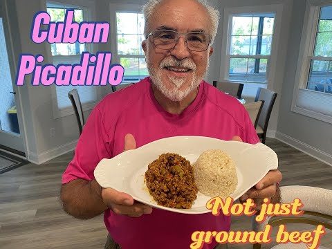 Cuban Picadillo  Not just ground Beef