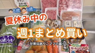 【食材まとめ買い】空っぽな冷蔵庫/夏休み真っ最中/下味冷凍/手抜きごはん