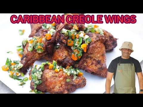 How to Make Fried Chicken Wings Without Flour (Caribbean Creole Wings)