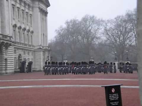 Buckingham Palace-  Guards in Formation