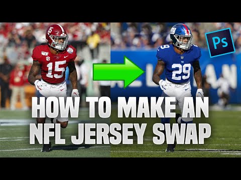 How to Make an NFL Jersey Swap | Photoshop Tutorial | McManusDesign