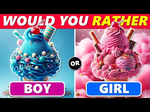 Would You Rather… Girl VS Boy 👦👧 Personality Challenge 💙 🩷