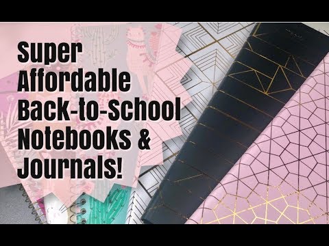 Back to School Haul | Notebooks, Calendar, Journals - Affordable & Great for Journaling or Budgeting