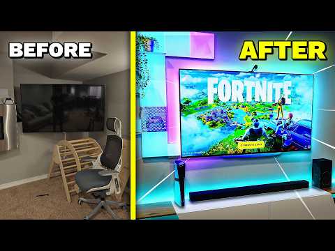 Transforming my Basement into My DREAM Gaming Room…