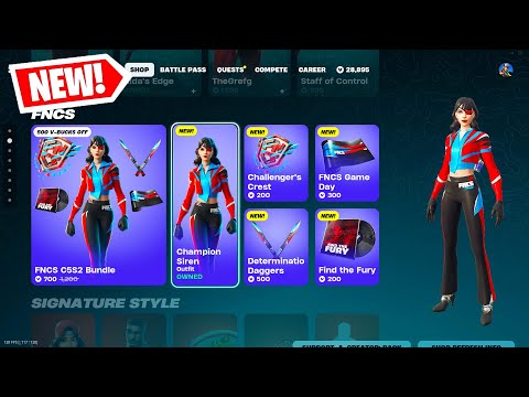 The NEW Fortnite Item Shop is AMAZING! 😍 (New FNCS Skin & May Crew Pack)