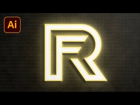 Logo Design - RF Logo Design Illustrator | Letter Logo Design | Illustrator Tutorial