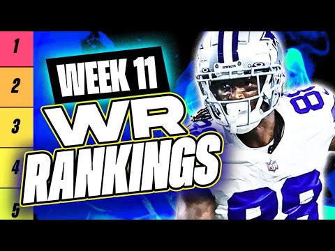 🔥 NEW Top 36 WR RANKINGS for Week 11 Fantasy Football 🚀 | Fantasy Football Rankings