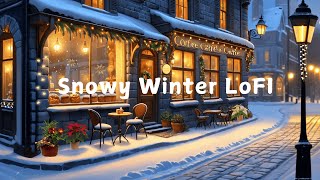 ❄️Lofi Chill Hip Hop Beats to relax/heal/calm/sleep ⛄Snowy Winter Cafe