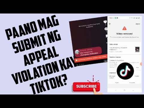 Paano mag submit Ng appeal violation Kay TikTok?#tiktokviolation#howtosubmitappeal#violation2023