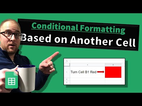 Conditional Formatting based on another cell | Google Sheets