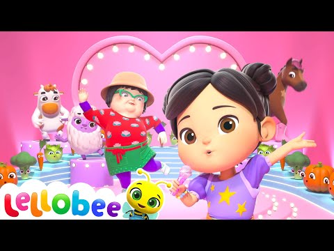 Grandma Mei's Special Day: Ella Sings Her Praises! | 🌻Lellobee City Farm - Kids Playhouse Song Mix